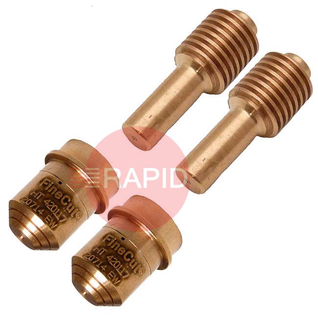 428244  Hypertherm Duramax LT FineCut Electrode & Nozzle Dual Pack (15 - 30A)