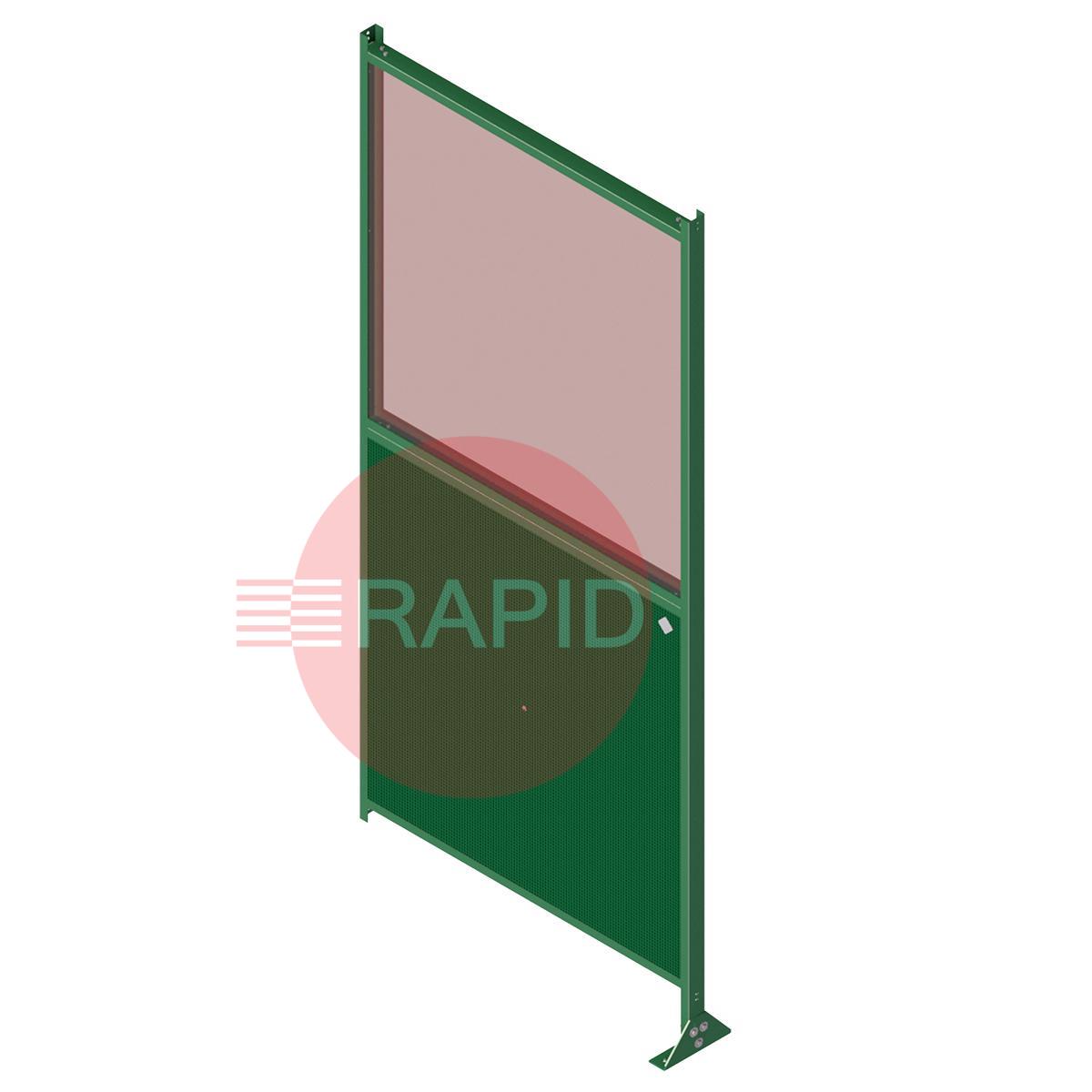 45.00.03.2010  CEPRO Sonic Sound Acoustic Green Wall Screen with Impact Window , H - 201cm x W - 101cm