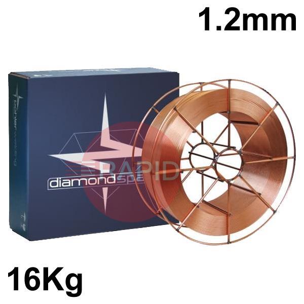 45318  Bohler Diamondspark 52RC, 1.2mm Cored MIG Wire, 16kg Reel,  E71T1