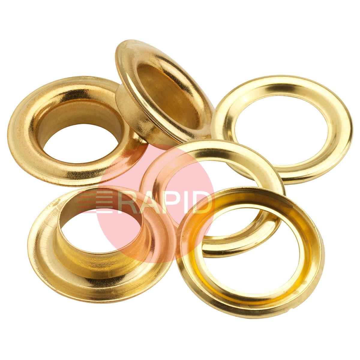 50.01.10  CEPRO Brass Eyelets (Pack of 6)