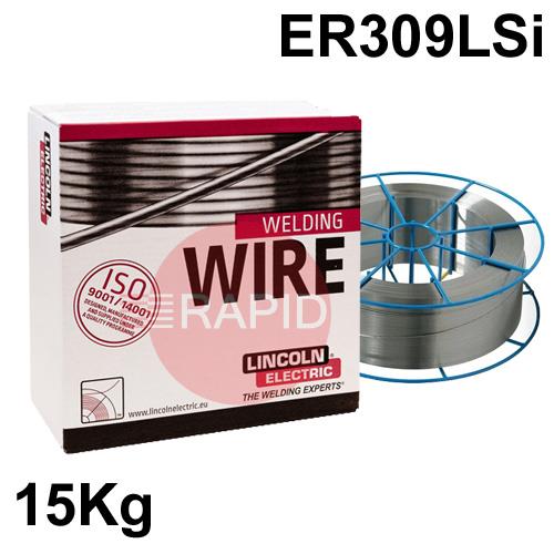 59578  Lincoln Electric LNM 309LSi, Stainless Steel MIG Wire, 15Kg Reel, ER309LSi