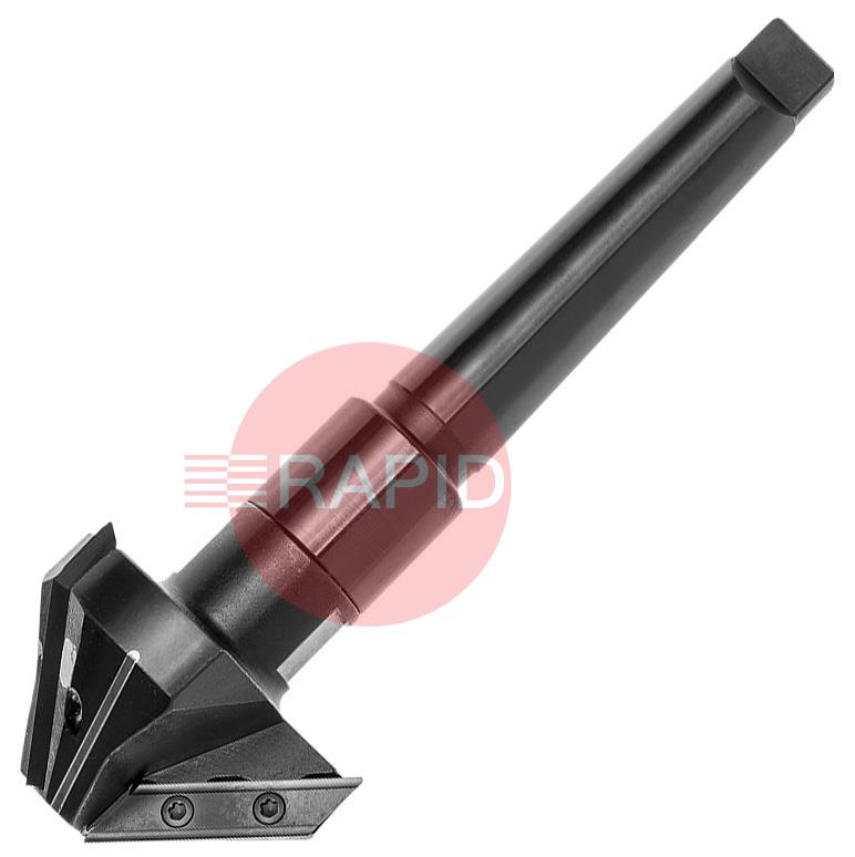 602040-0760  HMT Morse Taper Shank (MT3) 90° Carbide Indexible Countersink 76mm