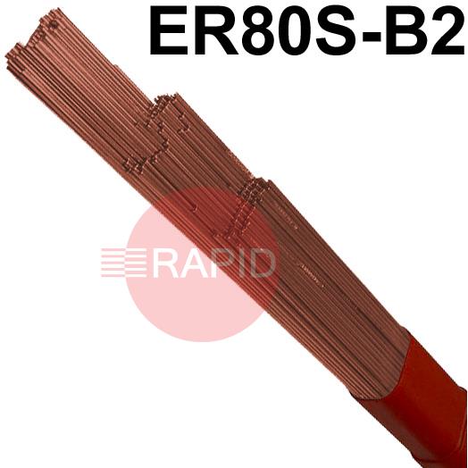 60434  Lincoln LNT 19 Steel TIG Wire, 1000mm Cut Lengths, 5Kg Pack, ER80S-B2