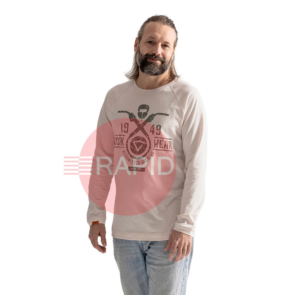 803950012F  Kemppi Wear 0003 Sand Male Long Sleeve T-Shirt