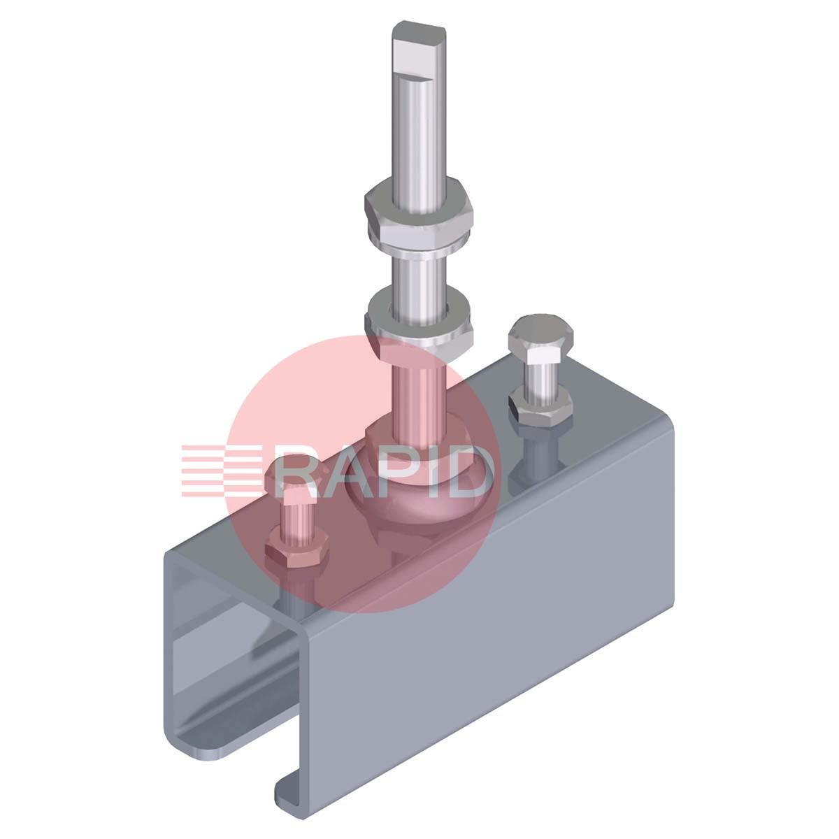 86.10.03  CEPRO Rail Connector, with M10 Bolt