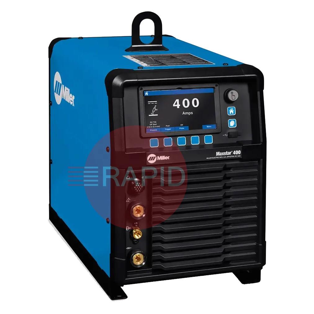 907873002  Miller Maxstar 400 Advanced DC Tig Welder Power Source, 380-575v, 3ph