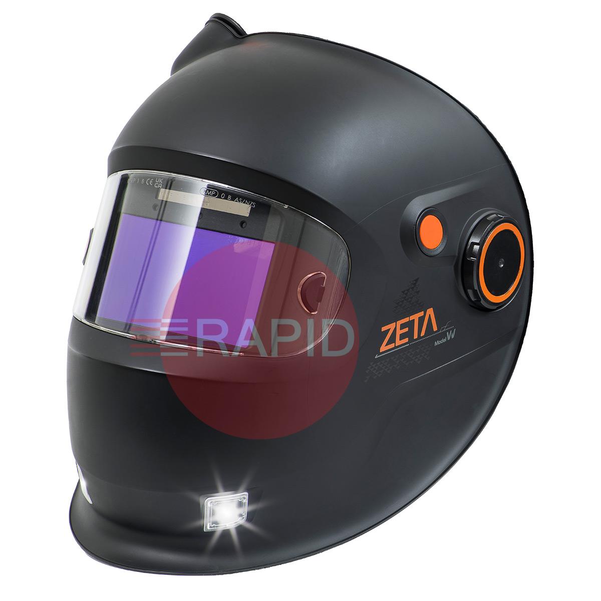 9873805  Kemppi Zeta Fresh Air W201X Auto Darkening Welding Helmet, Shades 8-12