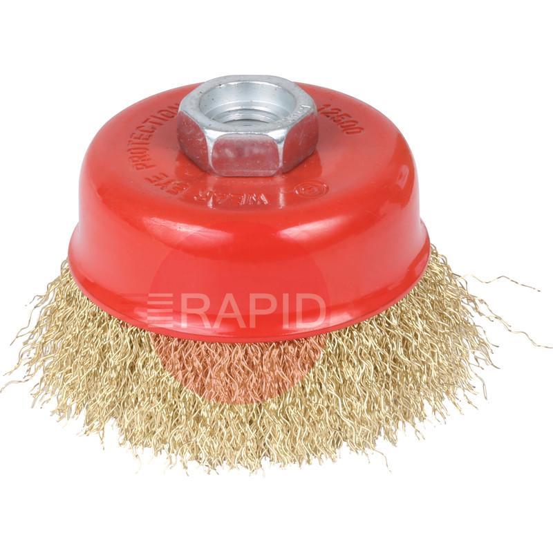 ABWB12014C  Abracs Crimp Wire Cup Brush, 120mm Diameter x M14 Thread