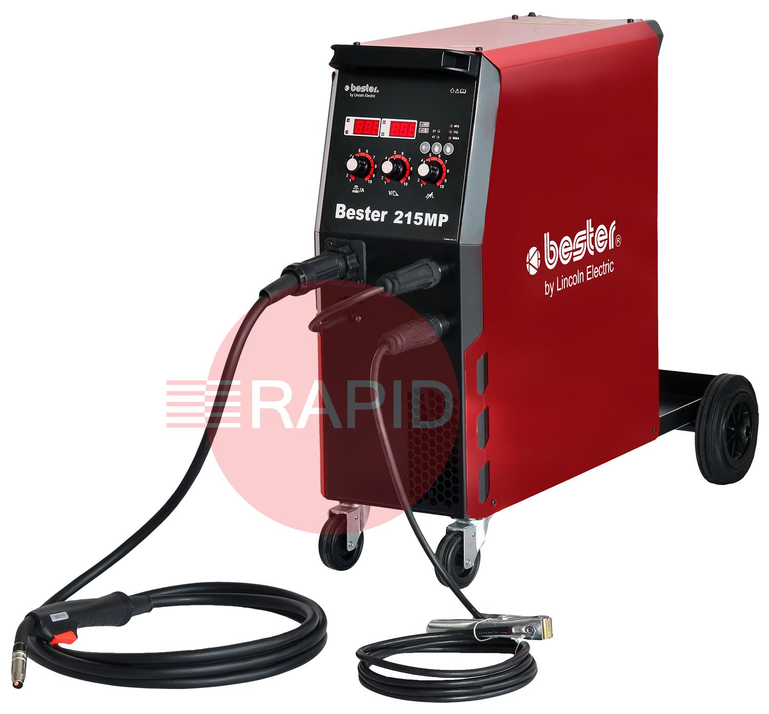 B18260-1  Lincoln Bester 215MP Multi Process Inverter Welder Package - 230v, 1ph