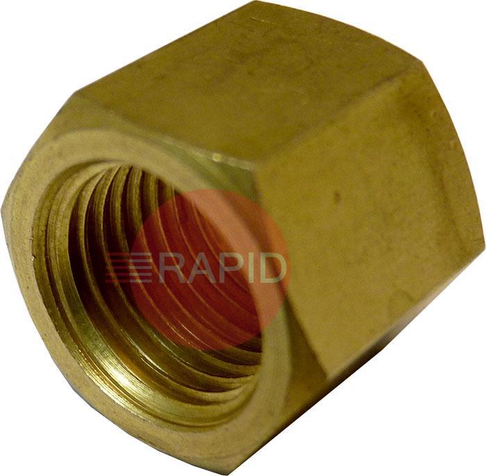 B45TN38R  Union Nut G3/8 Right Hand for Oxygen.