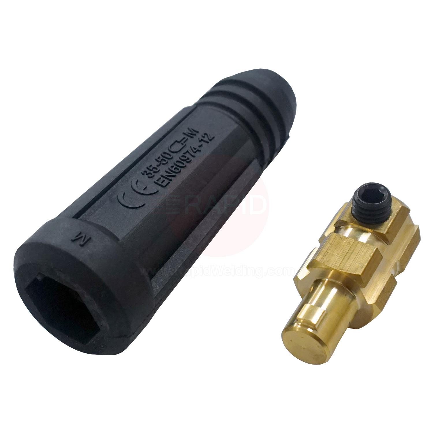 BO3CP50  Dinse Type Cable Plug For  35 To 50 mm Sq Welding Cable