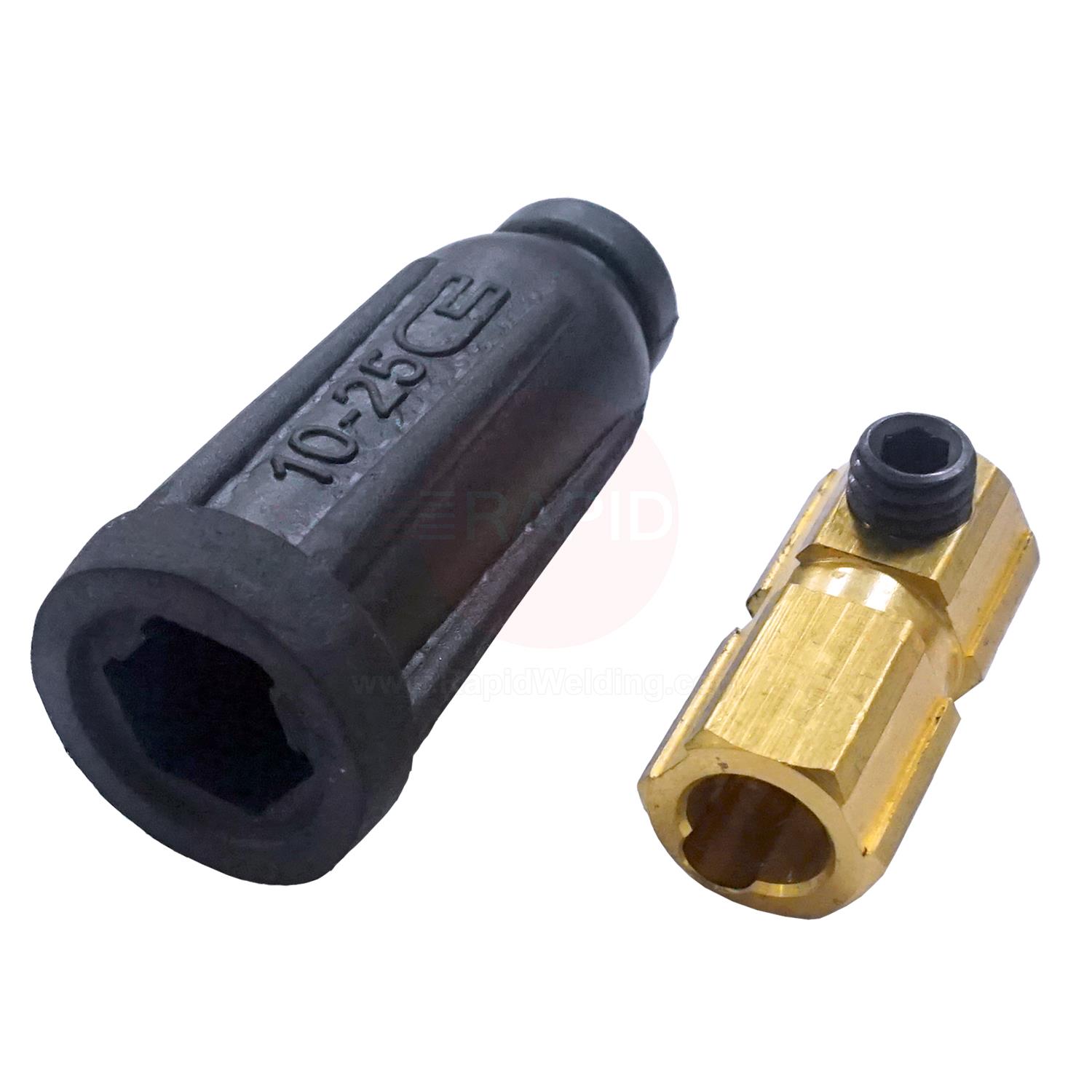 BO3CS25  Dinse Type Cable Socket For 16 To 25 mm Sq Welding Cable