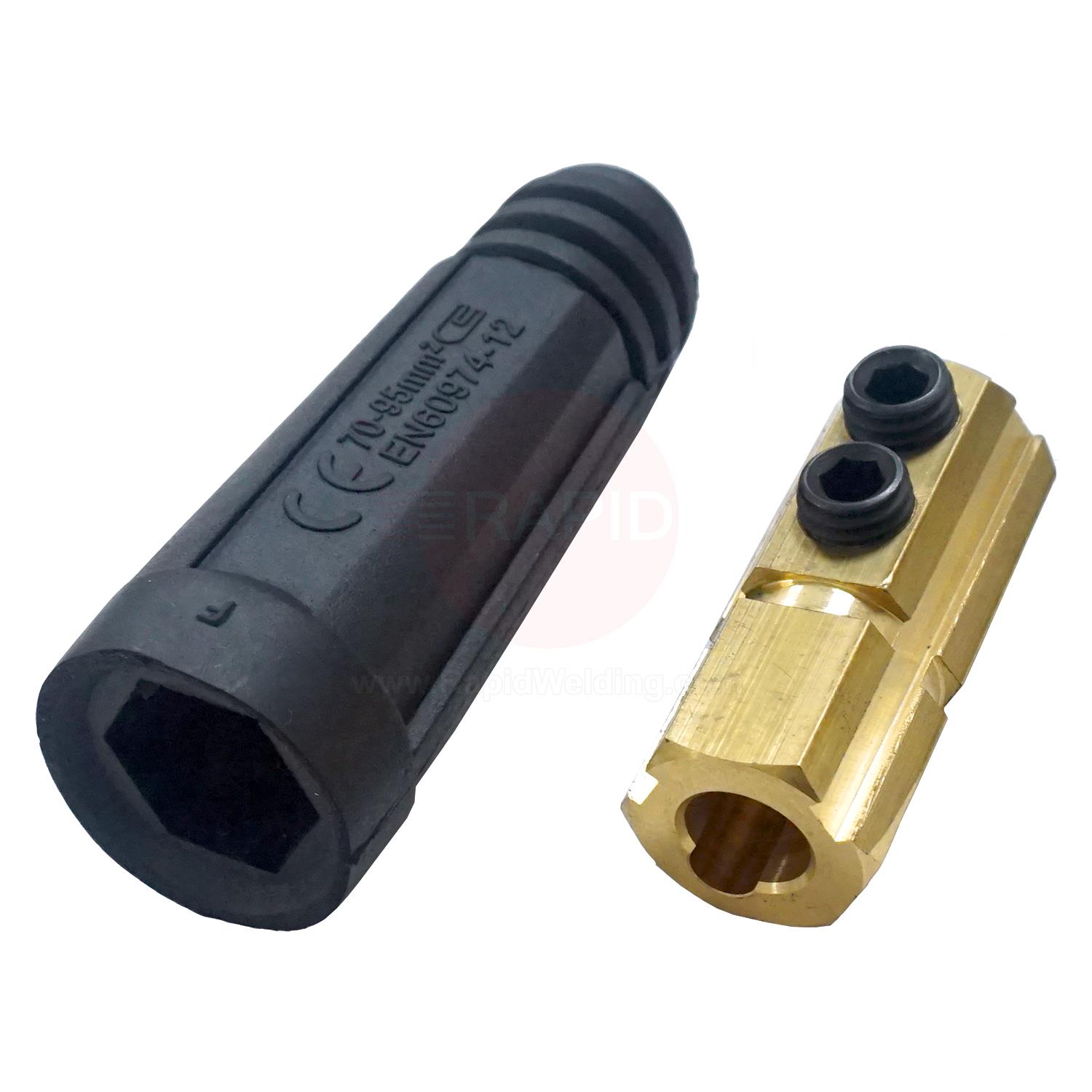 BO3CS95  Dinse Type Cable Socket For 70 To 90 mm Sq Welding Cable