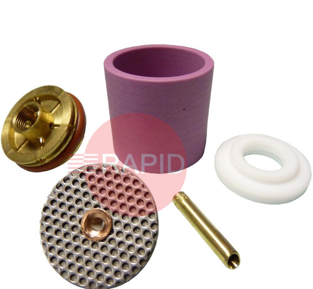 CK-D2GS116LDA  2 Series Large Diameter Gas Saver Kit 1.6mm With Alumina Cup