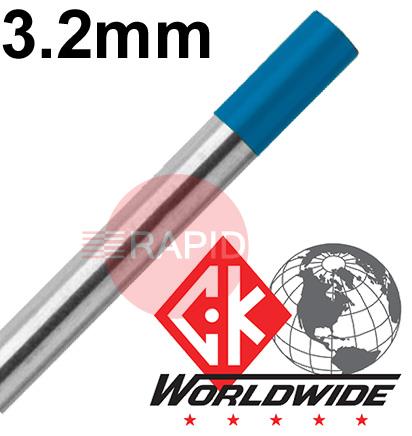 CK-T187GL2  CK 2% Lanthanated Blue 3.2mm Tungsten Electrode