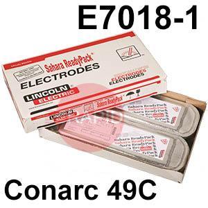 Conarc-49C-SRP  Lincoln Electric Conarc 49C, Low Hydrogen Electrodes, E7018-1 H4R