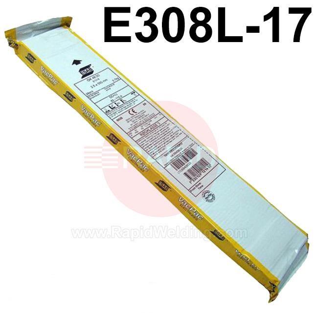 E308L32X  ESAB OK 61.30 Stainless Steel Electrodes. E308L-17