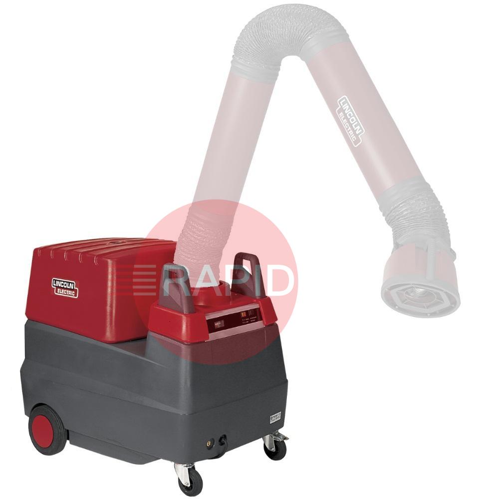 EM7048400700  Lincoln Mobiflex 400-MS Mobile Fume Extractor (Machine Only, Arm Not Included) - 115v