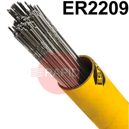 ESAB-T2209  ESAB OK Tigrod 2209 Duplex TIG Wire, 1000mm Cut Lengths - AWS A5.9: ER2209, 5Kg Pack