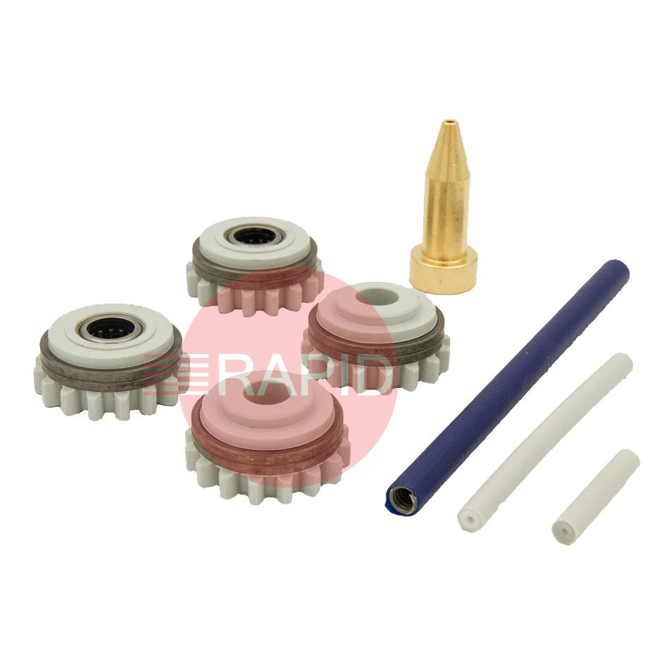 F000329  Kemppi 0.6mm Stainless V-Groove Duratorque Drive Roll Kit #2