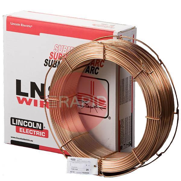 FL50M-16-25VCI  Lincoln Electric LINCOLNWELD L-50M S3 Si. Mild Steel Subarc Wires 1.6 mm Diameter 25 Kg Carton