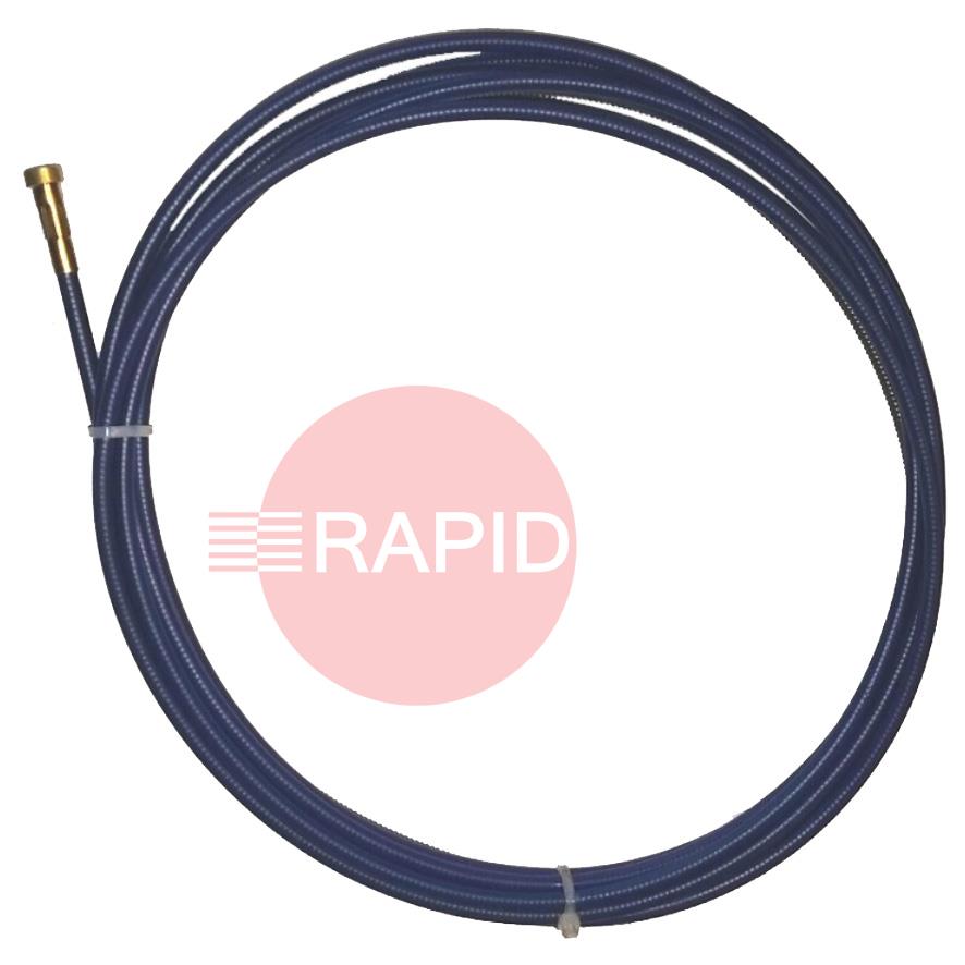 GM0500  Trafimet Blue Coated 0.6-0.9mm Steel Liner - 3m