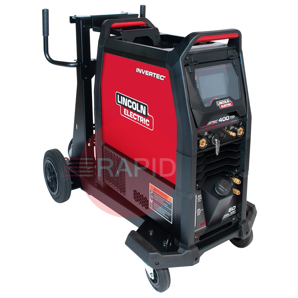 K14390-XP  Lincoln Invertec 400TP DC TIG Inverter Welder Ready To Weld Package - 415v, 3ph