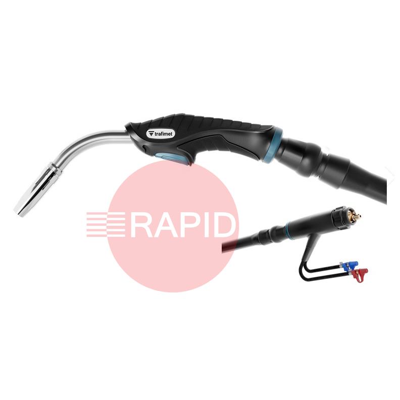 MB2600-030  Trafimet ERGOPLUS 240 Water Cooled MIG Torch w/ Euro Connection, 300A CO2, 270A Mixed Gas - 3m