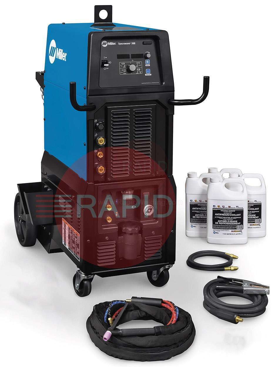 Miller-SYNCROWAVE300  Miller Syncrowave 300 AC/DC TIG Welder, 400v