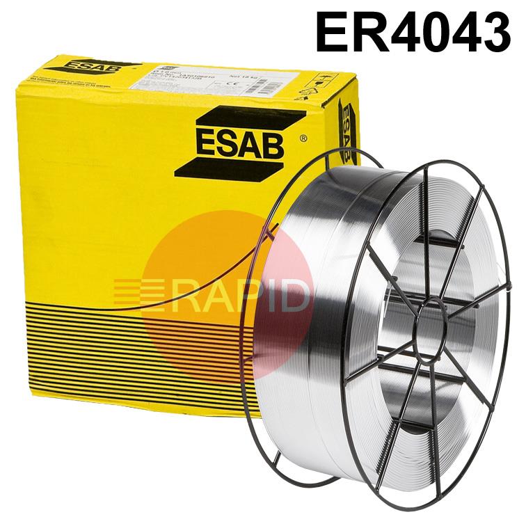 P1804109870  ESAB OK Autrod 4043, MIG Wire, 7Kg Reel, ER4043