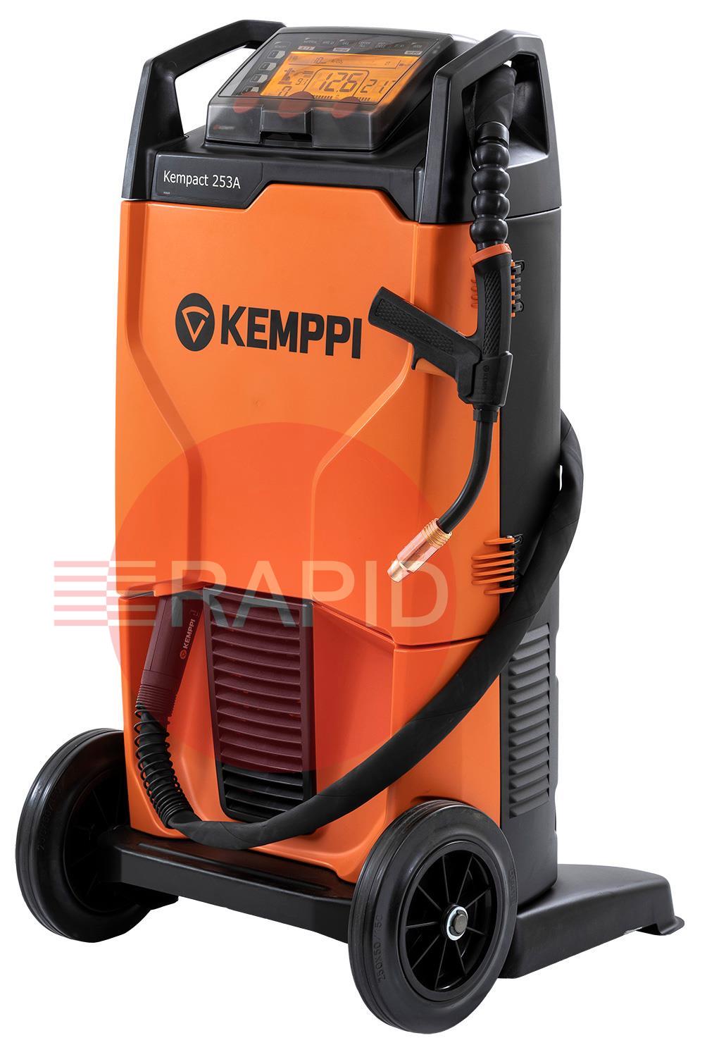 P2210GX  Kemppi Kempact RA 253A, 250A 3 Phase 400v, with Flexlite GX 303G 5.0m Torch