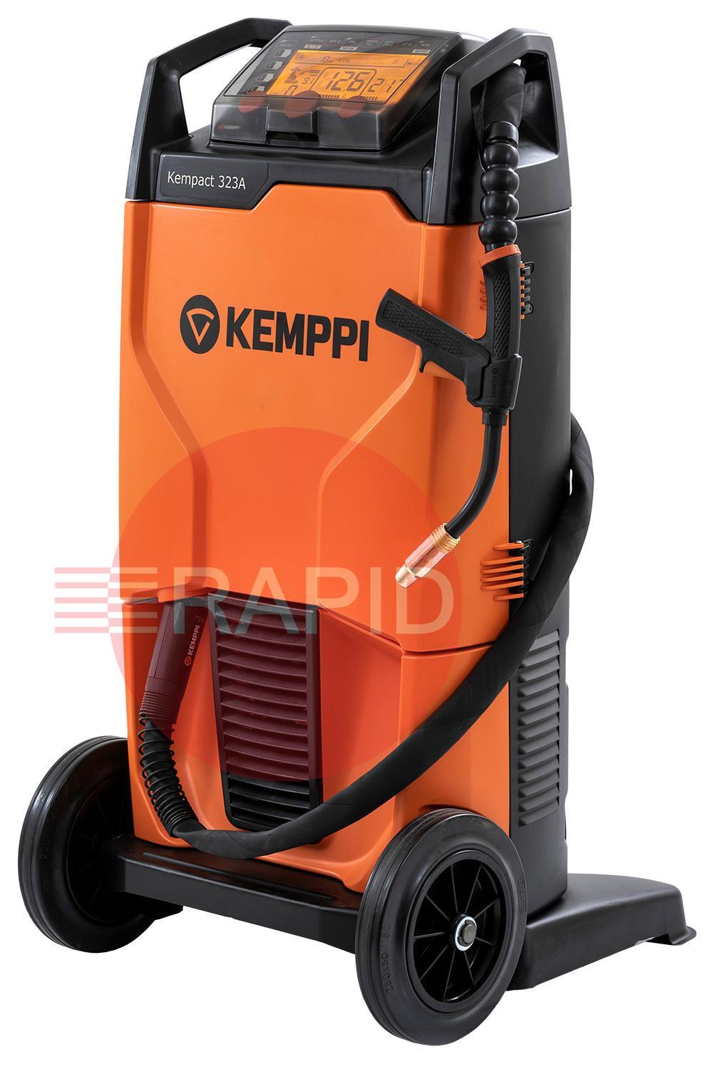 P2256GC  Kemppi Kempact RA 323A, 320A 3 Phase 400v MIG Welder, with Flexlite GC 323G 5m Torch