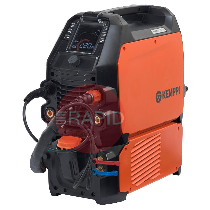 P23T355W8  Kemppi Minarc T 223 AC/DC GM TIG Welder Water Cooled Package, with TX 355W 8m Torch - 110/240v, 1ph