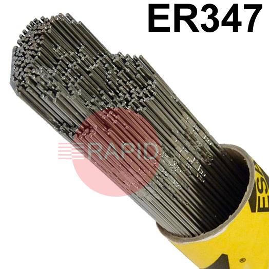 PAR162116R150  ESAB OK Tigrod 347 Stainless TIG Wire 5Kg Pack, ER347