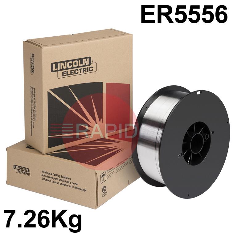 PED703763  Lincoln Superglaze 5556, Aluminium MIG Wire, 7.26Kg Reel, ER5556