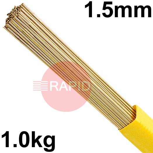 RO101501  SIF SIFBRONZE No 101 1.5mm Tig Wire, 1.0kg Pack