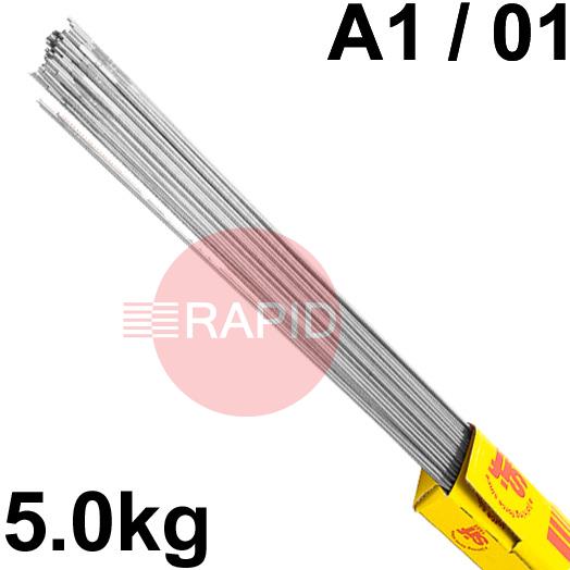 RO11165  SIF SIFSTEEL No 11 TIG Wire, 5Kg Pack - BS: 1453: A1, EN 12536: 01