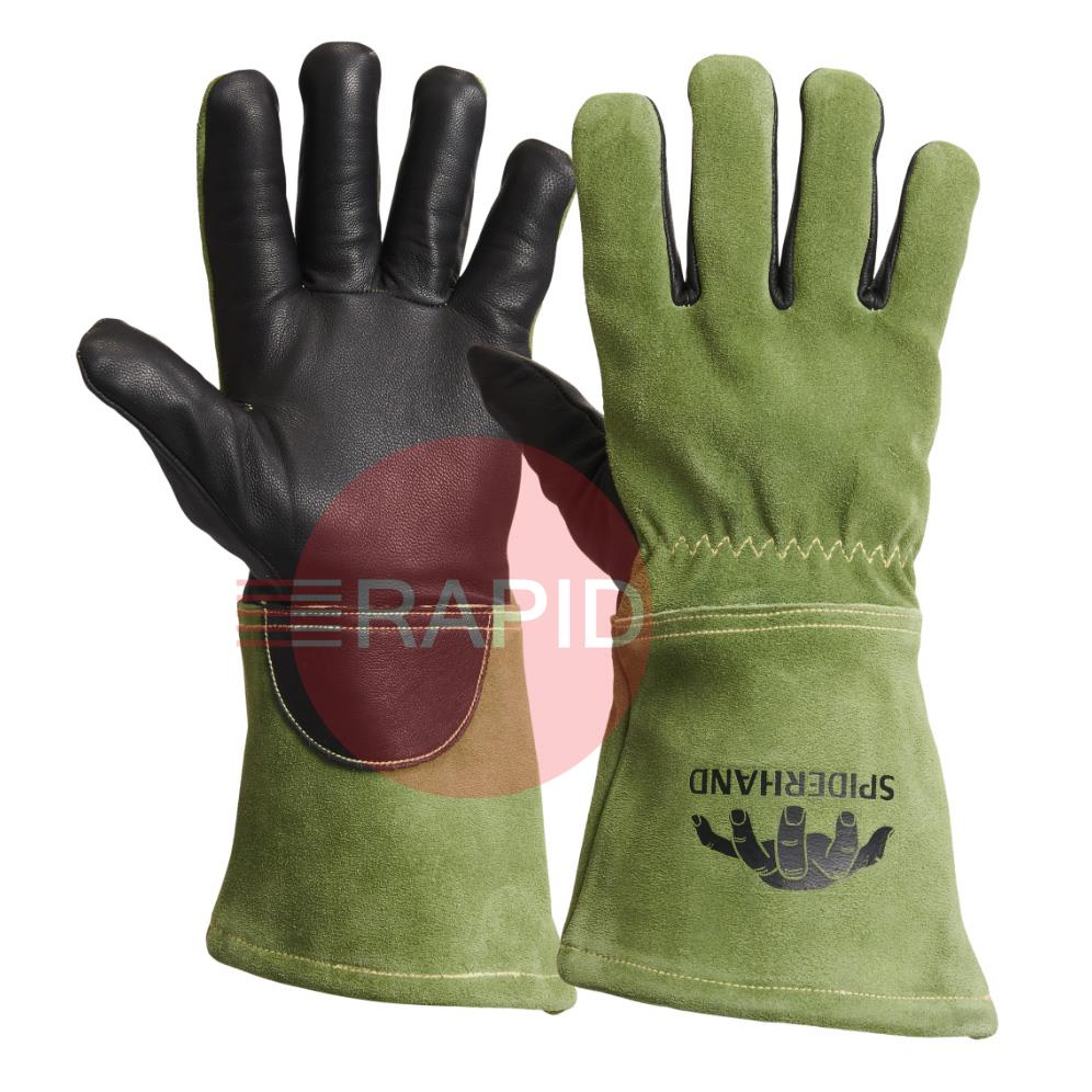 SPM02012  Spiderhand Mig Supreme Goat Palm Cow Back Mig Welding Gloves - Size 12