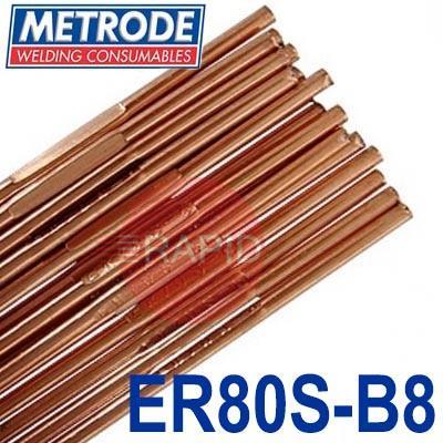 T9CRMO-24  Metrode 9CrMo 2.4mm Low Alloy TIG Wire, 5Kg Pack, ER80S-B8