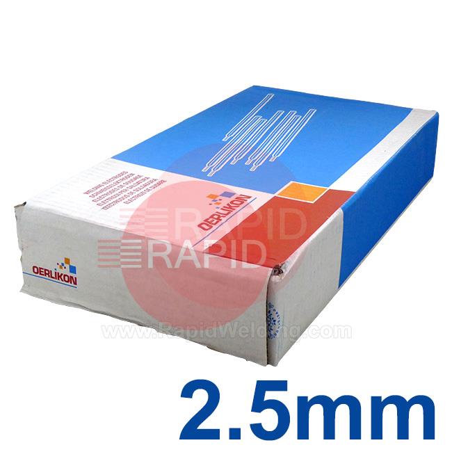 W000258277  Oerlikon Supercito 7018S Low Hydrogen Electrodes 2.5mm Diameter x 350mm Long. 12.6Kg Carton.  E7018-1 H4