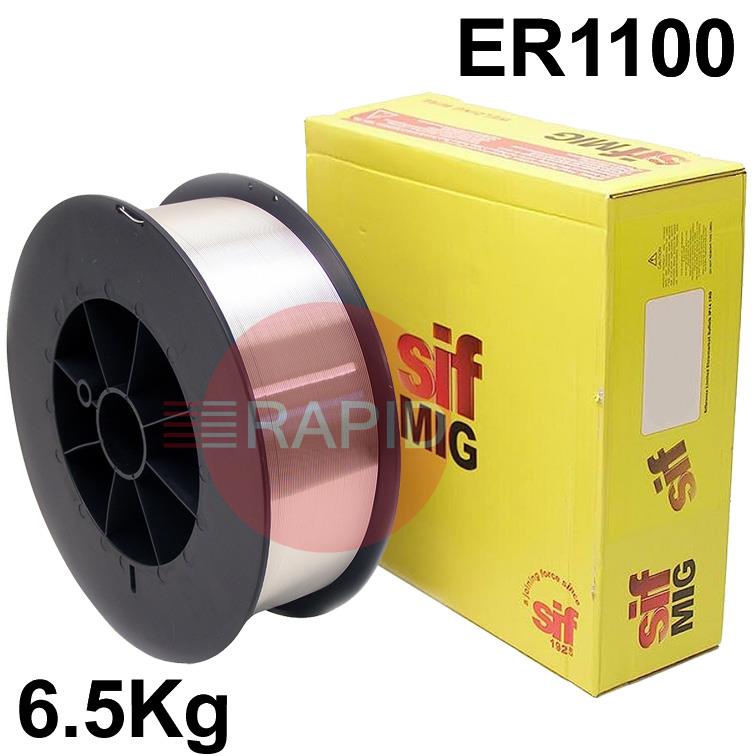 WO14086  SifMig 1050, Aluminium MIG Wire, 6.5Kg Reel, ER1100